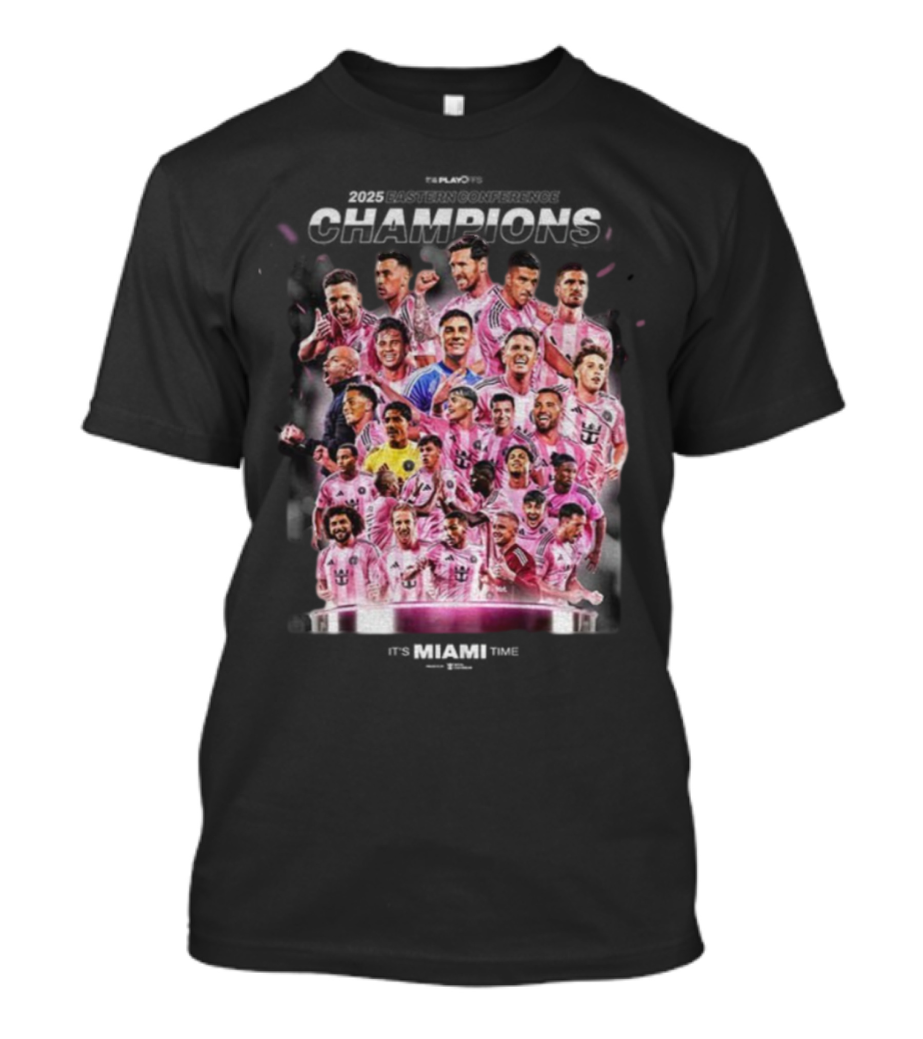 Inter Miami MLS Eastern Conference Champions Celebration Miami Time T-Shirt