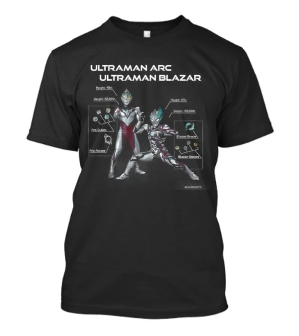 Ultraman Blazar Shadow Universe Warrior Battle T-Shirt