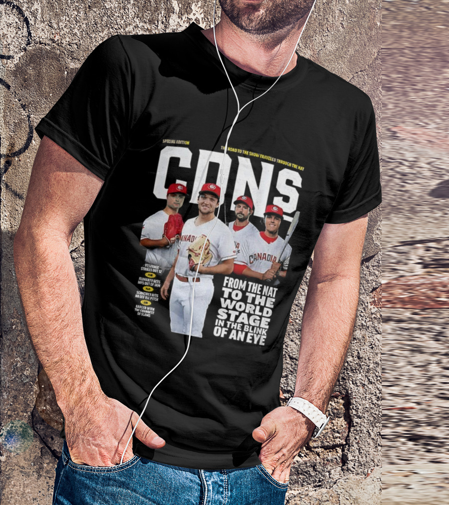 Vancouver Canadians CDN Baseball Journey From The Nat To The World Stage T-Shirt