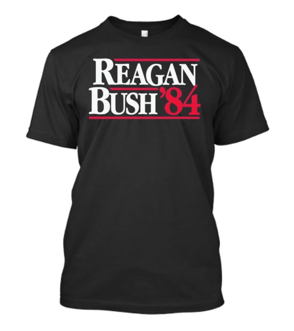 Reagan Bush 1984 Campaign Election Historical Political Memorabilia T-Shirt