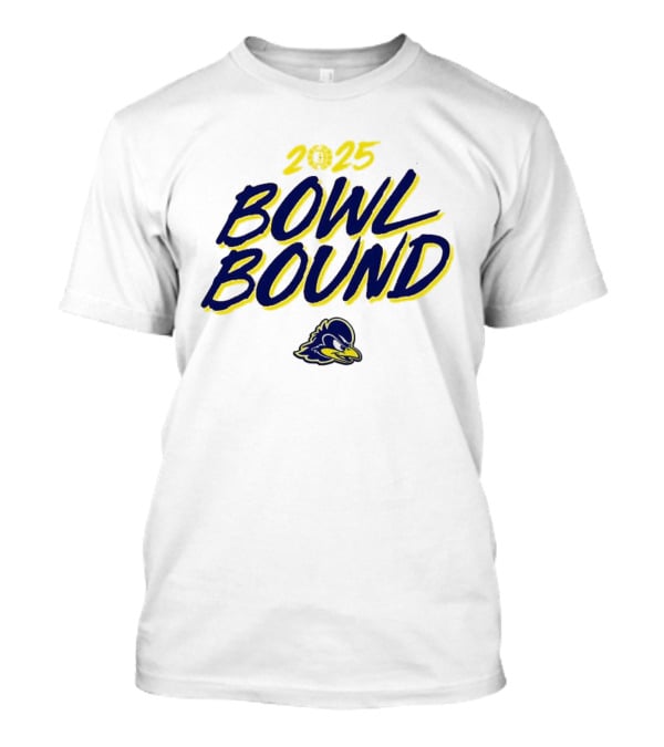 Delaware Fightin’ Blue Hens 2025 Bowl Bound Football Team Spirit T-Shirt