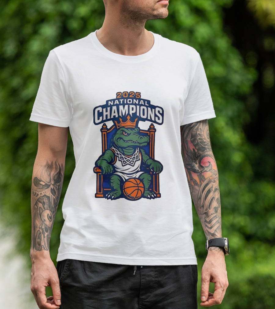 2025 Florida Gators Basketball Mascot National Champions T-Shirt