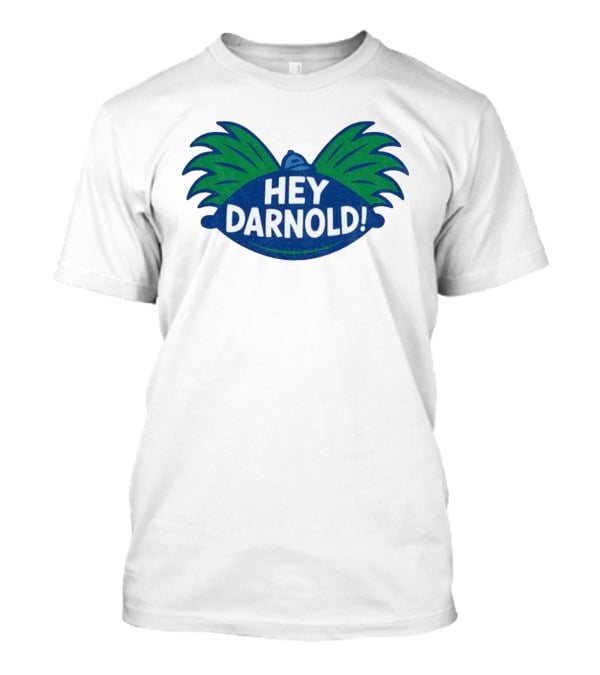 Hey Darnold Hey Arnold Seahawks Football Fusion T-Shirt