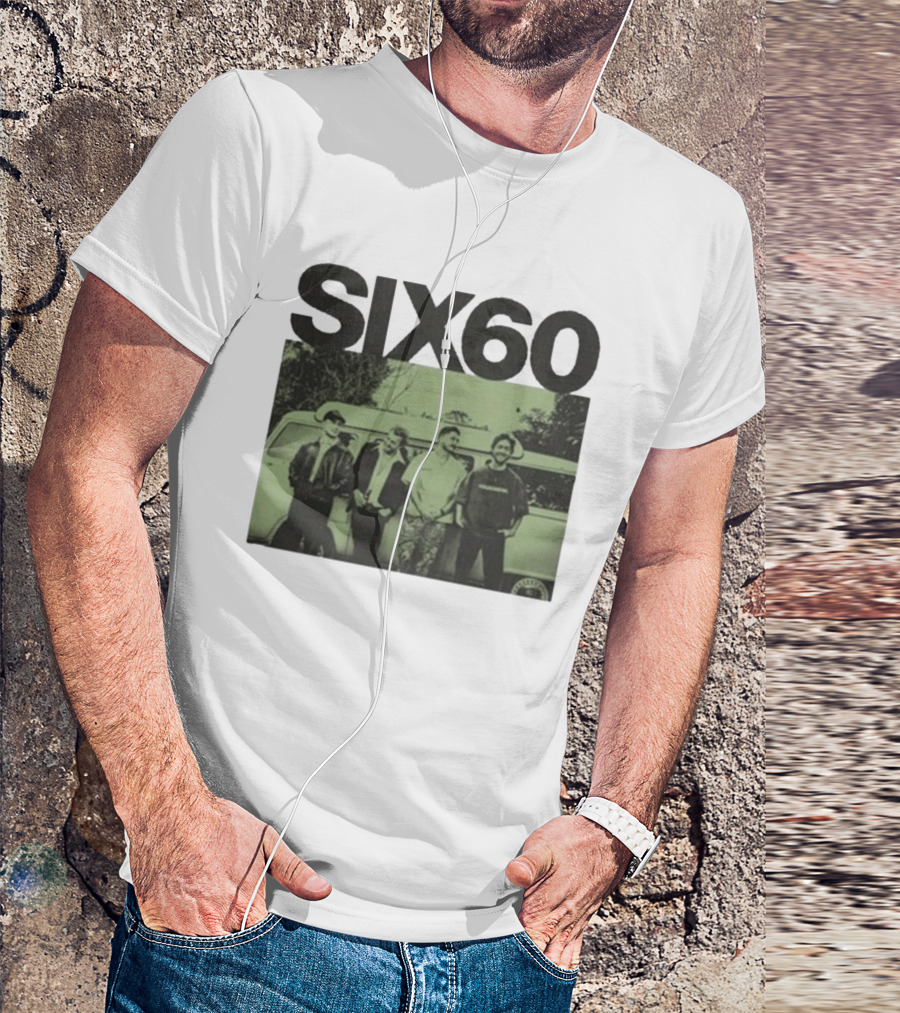 SIX60 The Van Band Photo Vintage Style T-Shirt