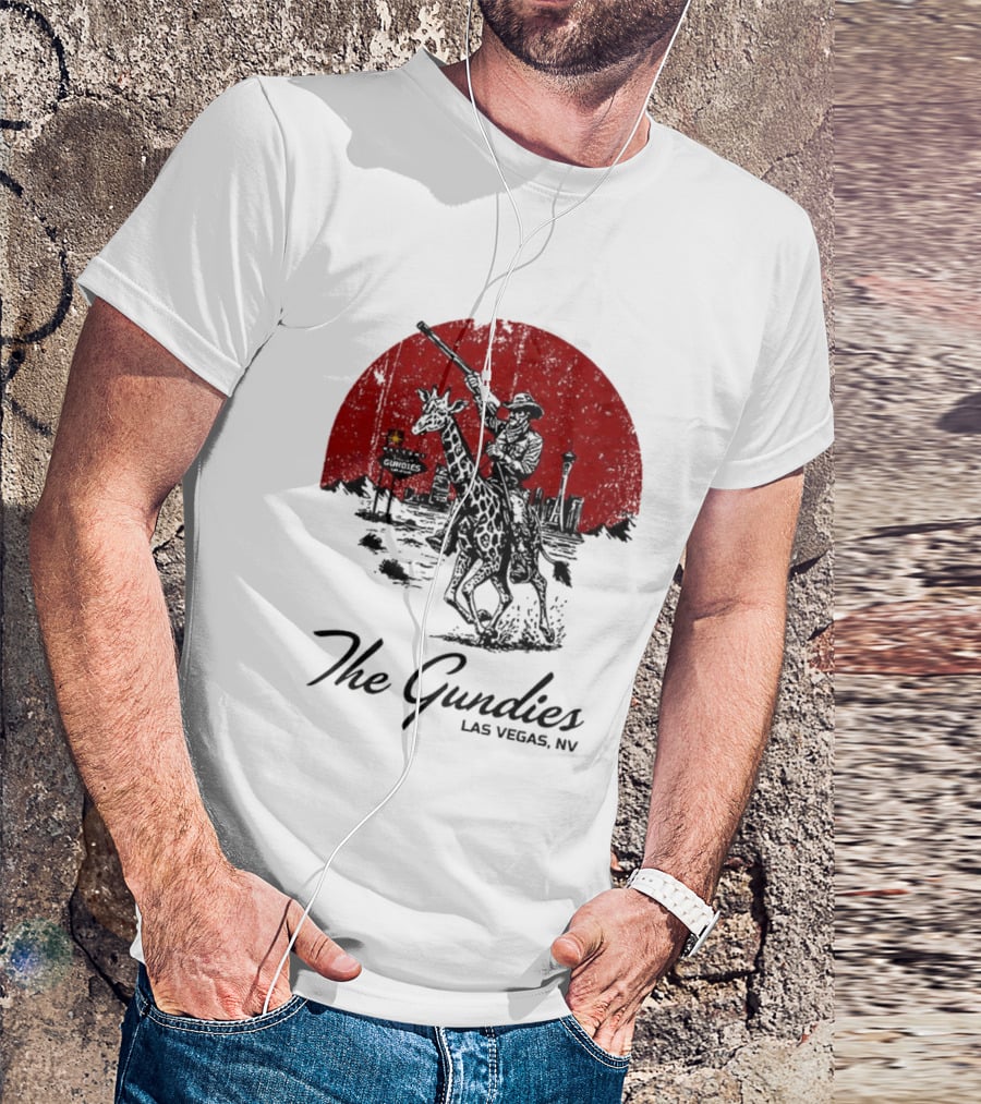 The Gundies Las Vegas Cowboy Giraffe Adventure T-Shirt