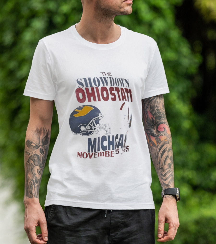 Ohio State Buckeyes Vs Michigan Wolverines Showdown November 25th 1995 T-Shirt