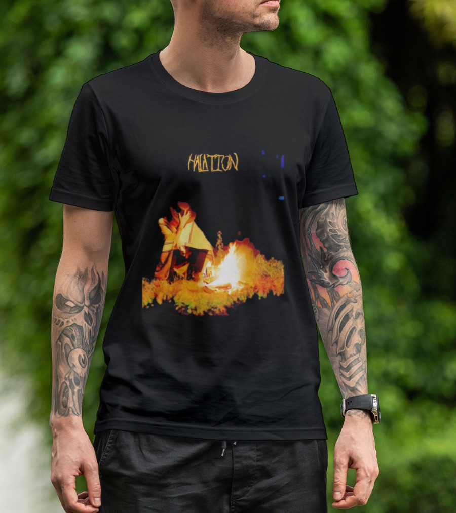 Halation Campfire Tour 2026 Cozy Wilderness Adventure T-Shirt