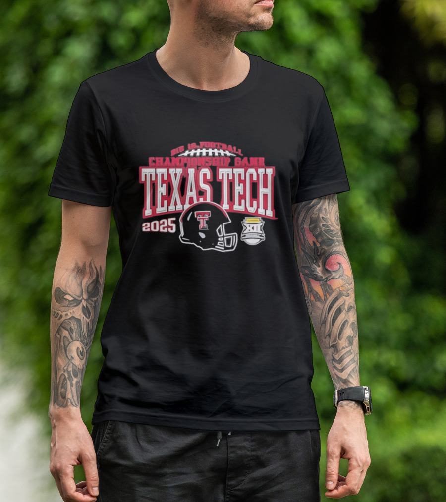Texas Tech Red Raiders Big 12 Football Championship Game 2025 T-Shirt