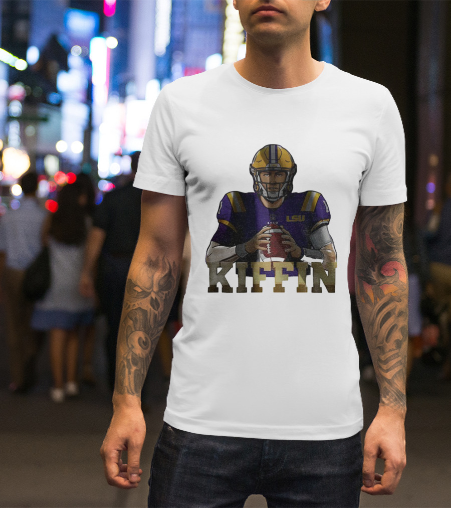 Kiffin Lane Kiffin NCAA LSU Football Captain T-Shirt