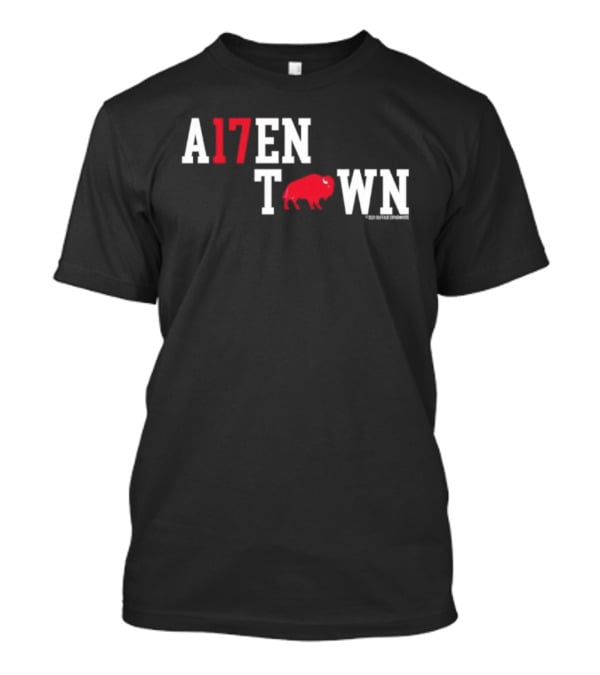 Buffalo Bills A17ENTOWN Red Bison Logo T-Shirt