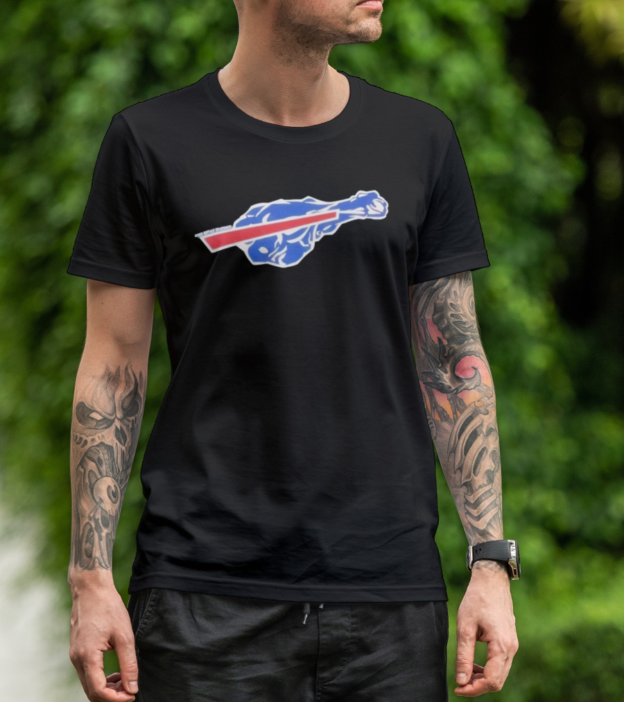 Buffalo Bills Wing It Hamburg Chicken Wing Football Combo T-Shirt