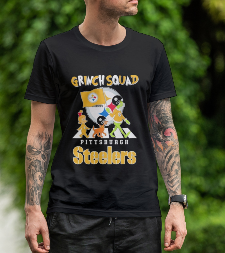 Grinch Squad Pittsburgh Steelers Cindy Lou Max T-Shirt