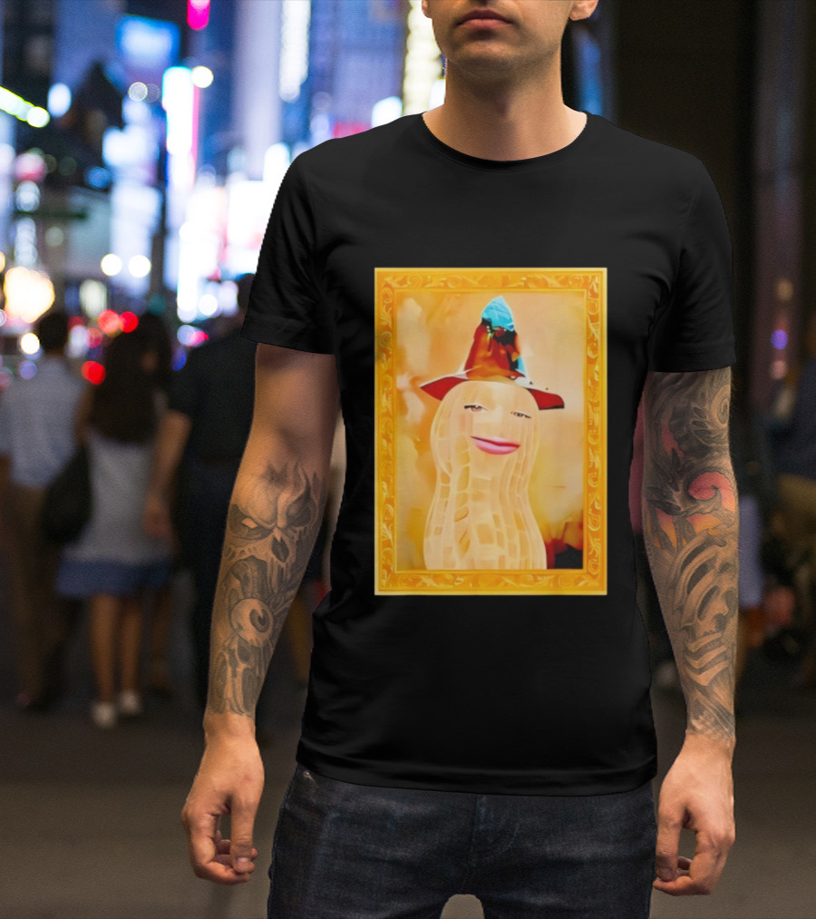 The Burnt Peanut Bungulator Witch Hat Portrait Renaissance T-Shirt