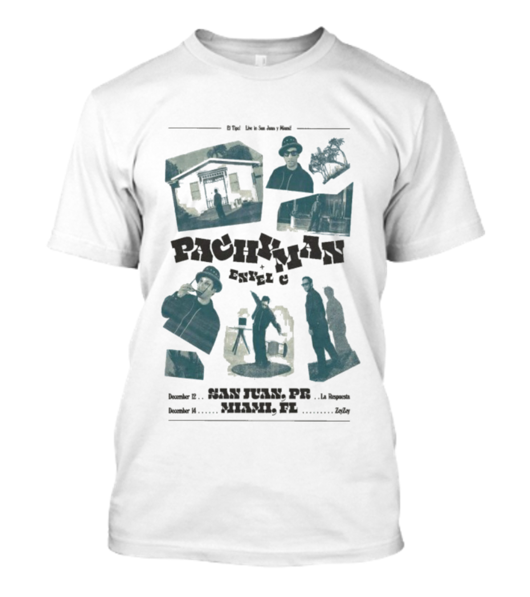 Pachyman Live San Juan PR December 12 2025 Announcement T-Shirt