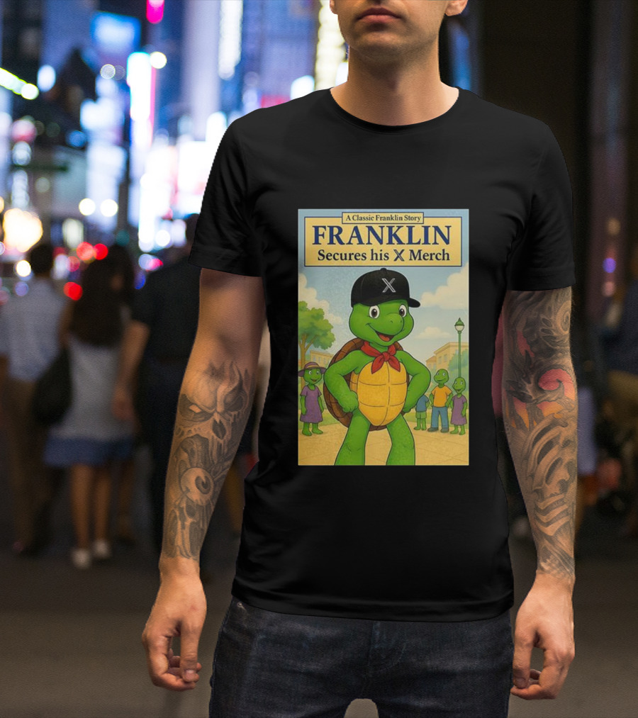 Franklin Secures His X Merch A Classic Franklin Story T-Shirt