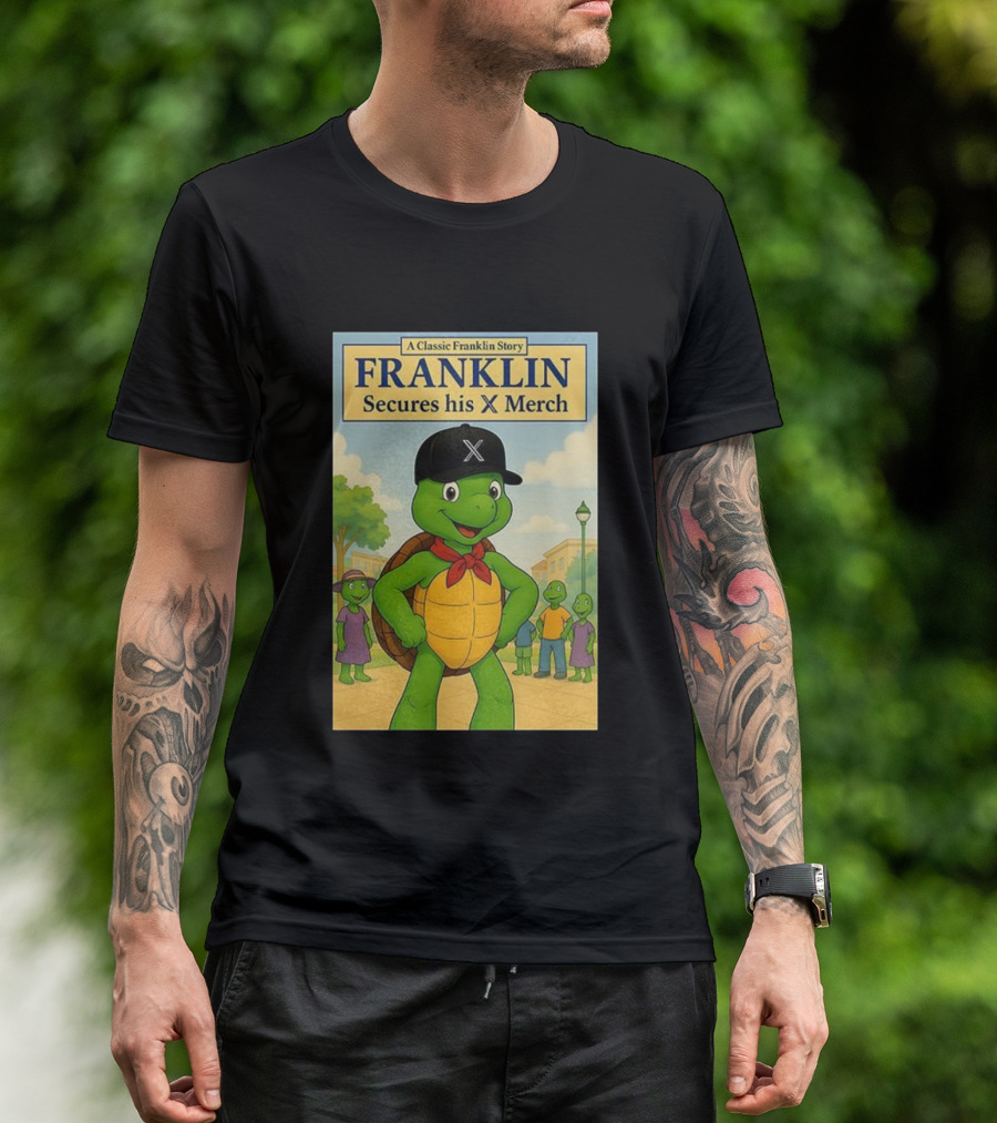 Franklin Secures His X Merch A Classic Franklin Story T-Shirt