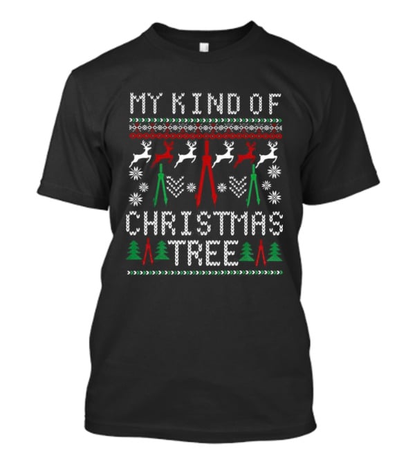 My Kind Of Christmas Tree Reindeer T-Shirt