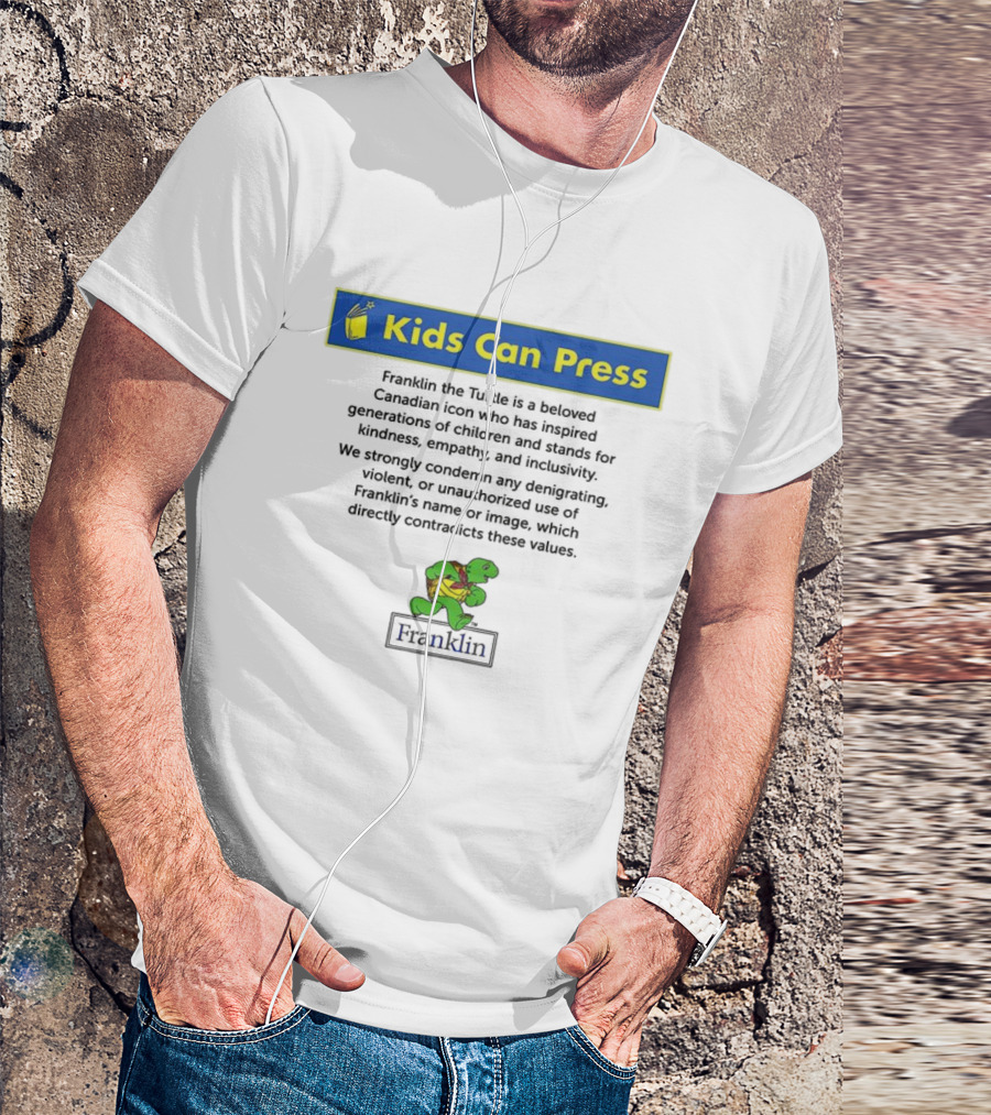 Kids Can Press Franklin The Turtle Icon Kindness Empathy Inclusivity T-Shirt