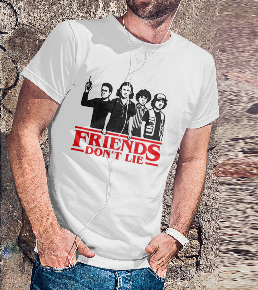 FRIENDS DON'T LIE Stranger Things Silhouettes 2025 T-Shirt
