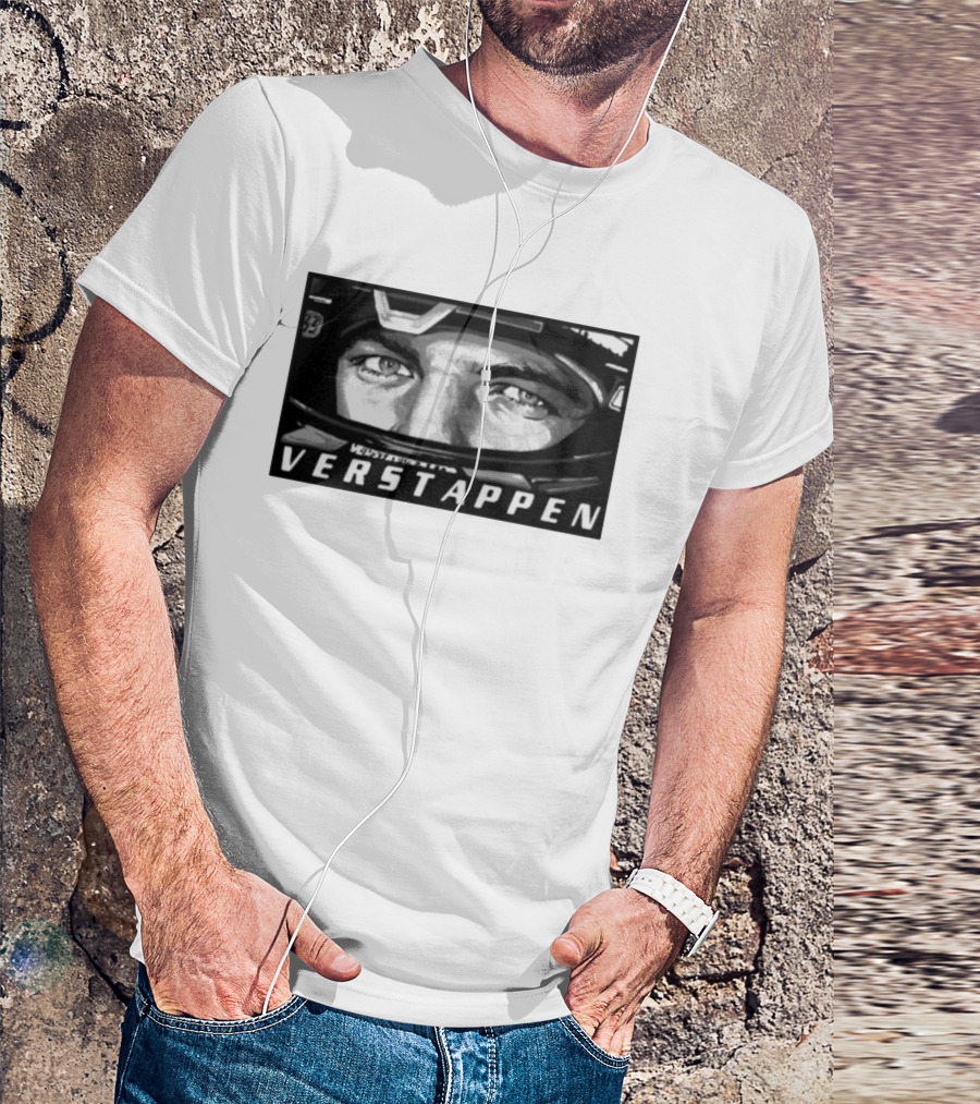 Max Verstappen Helmet Eyes 33 Racing T-Shirt