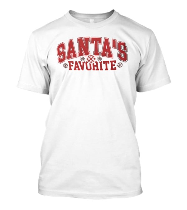Santa's Favorite Snow Merry Christmas T-Shirt