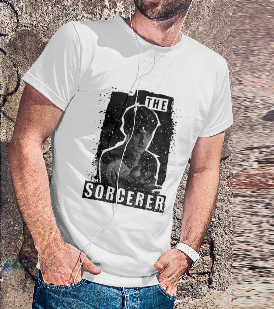 The Sorcerer Black And White Stranger Things Vintage Nostalgia T-Shirt