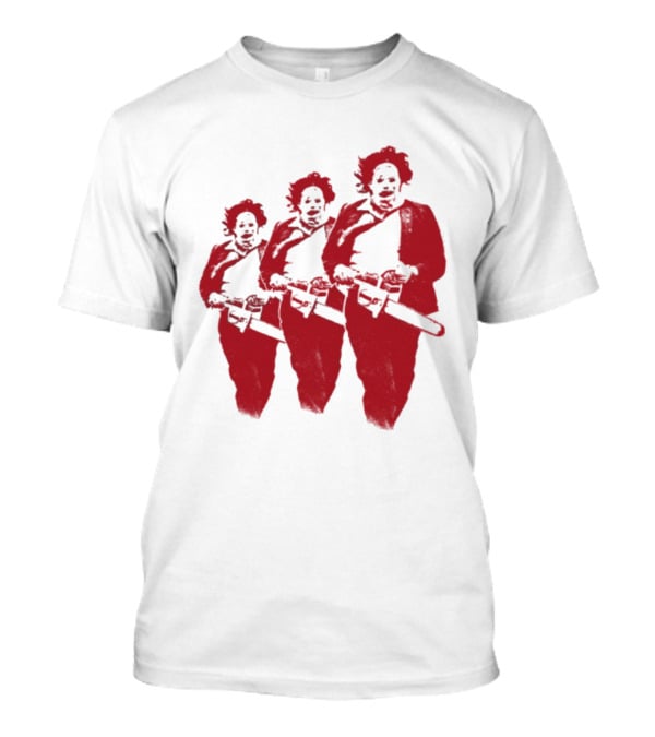 The Texas Chainsaw Massacre Leatherface Trio T-Shirt
