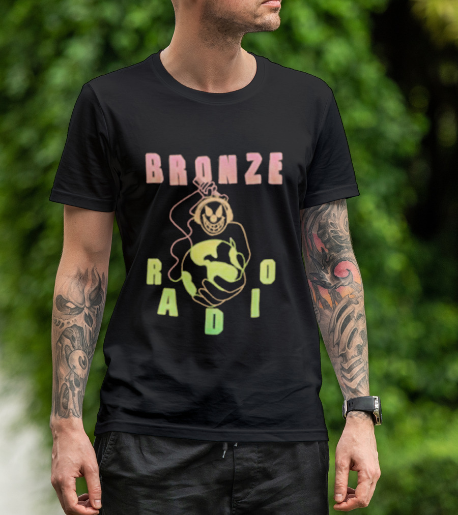 BRONZE Radio Earthhead Artwork T-Shirt