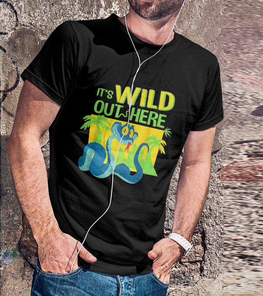 Zootopia 2 It's Wild Out Here Gary De’Snake Jungle Scene T-Shirt