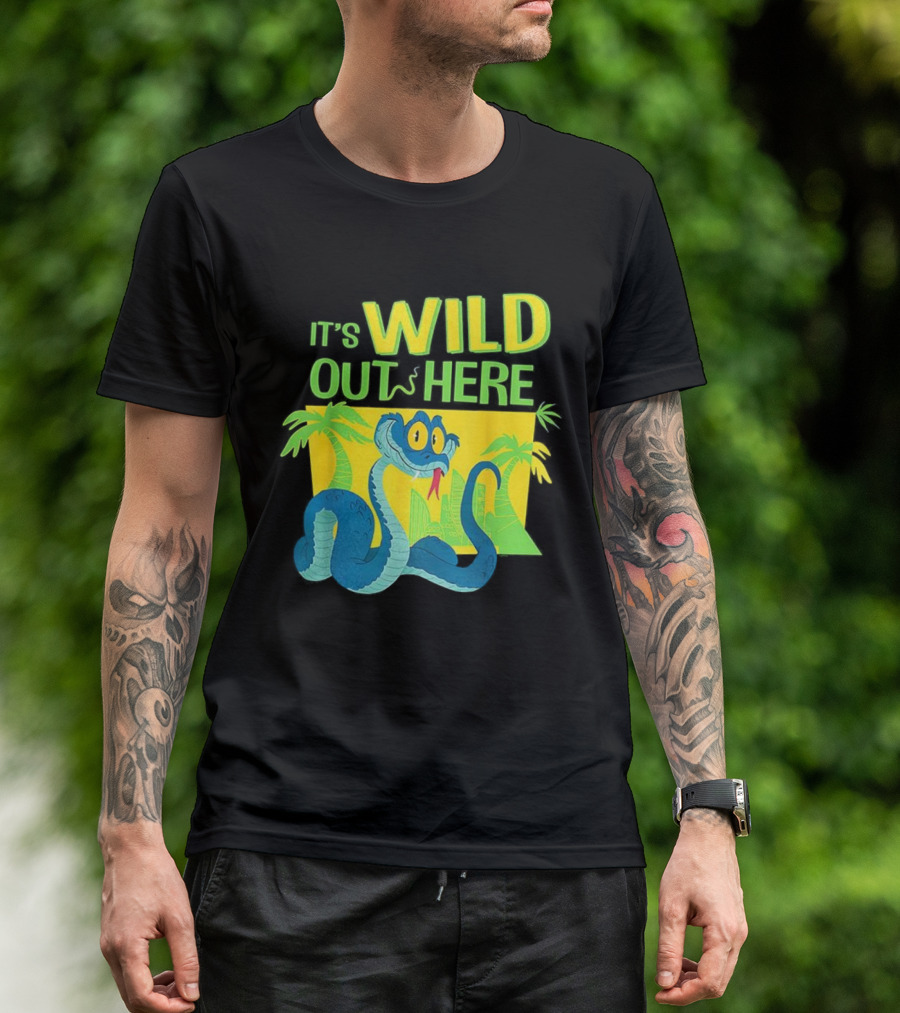 Zootopia 2 It's Wild Out Here Gary De’Snake Jungle Scene T-Shirt