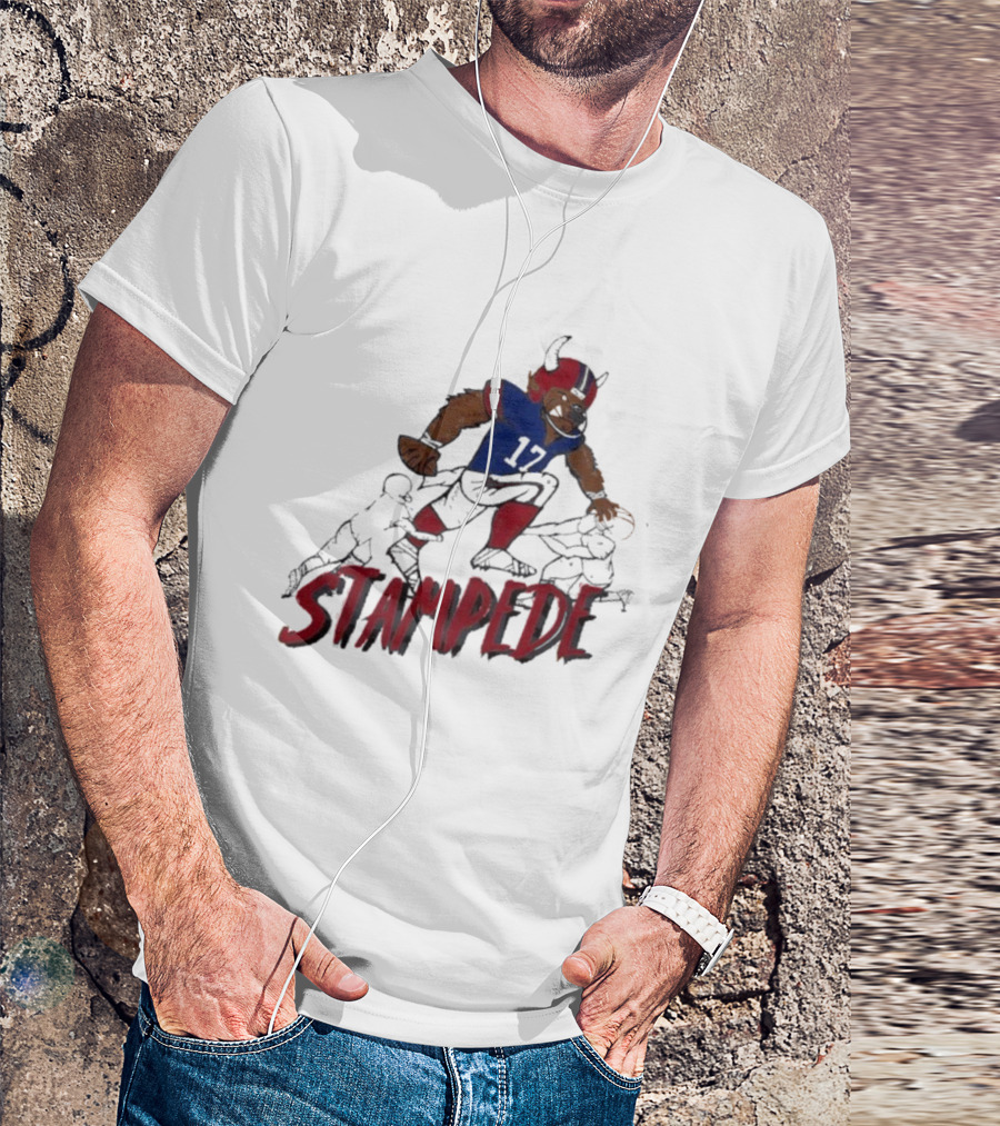Stampede 17 Buffalo Bills Mascot Josh Allen T-Shirt