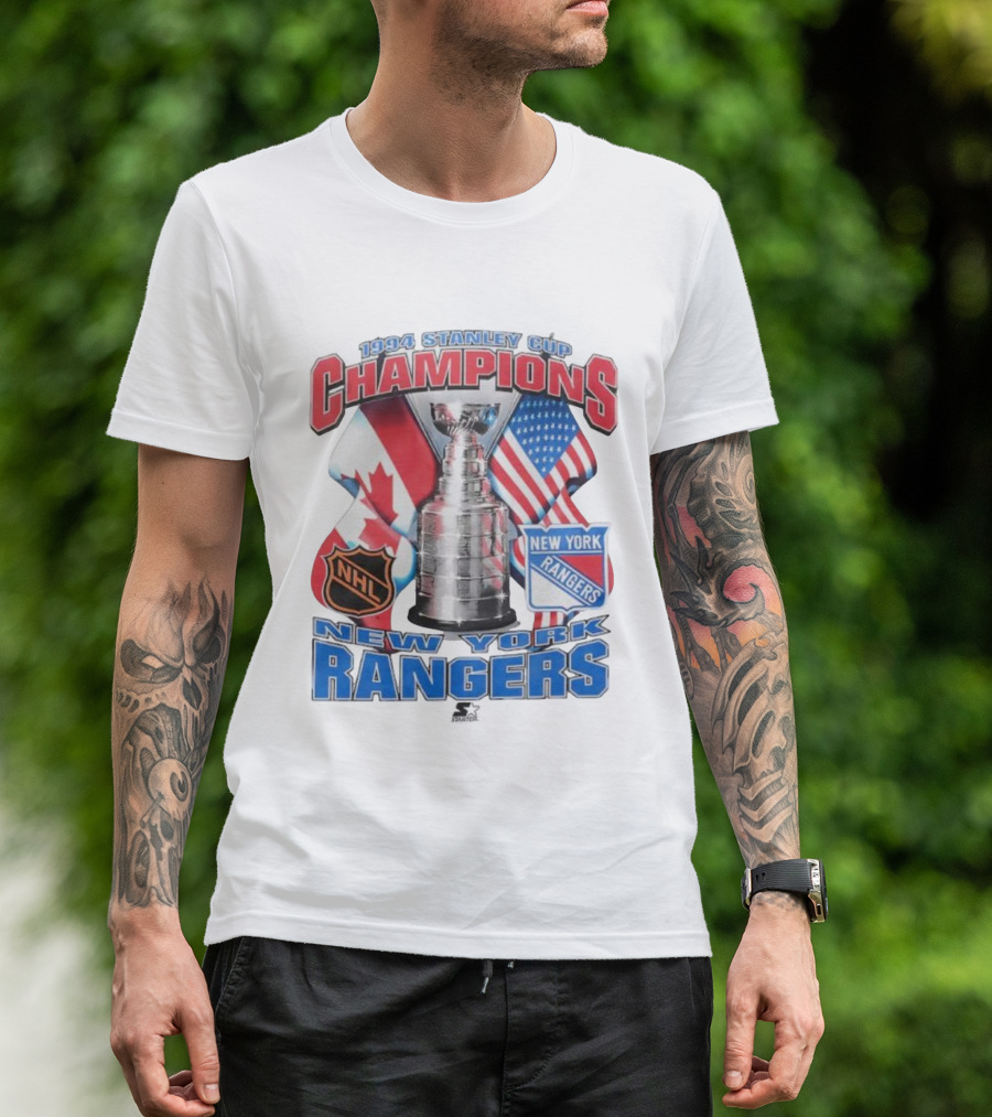 1994 Stanley Cup Champions New York Rangers NHL Show Me The Cup T-Shirt