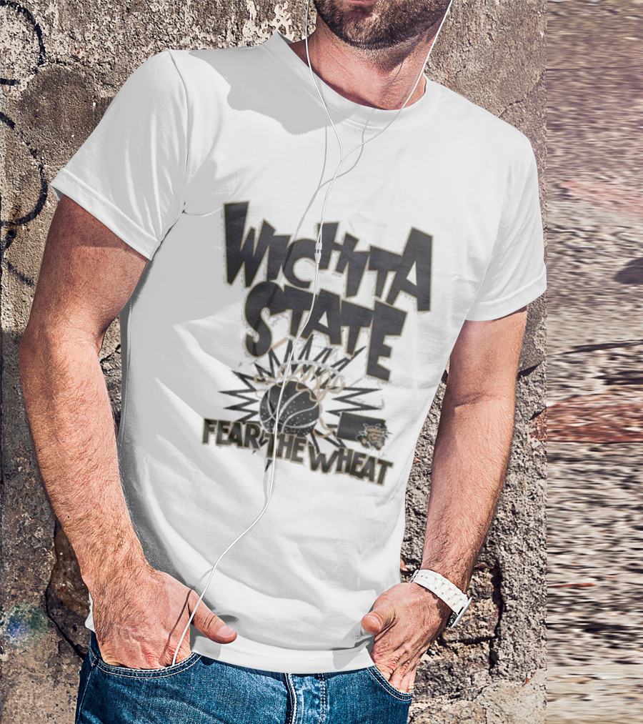 Wichita State Shockers Fear The Wheat Slam Basketball T-Shirt