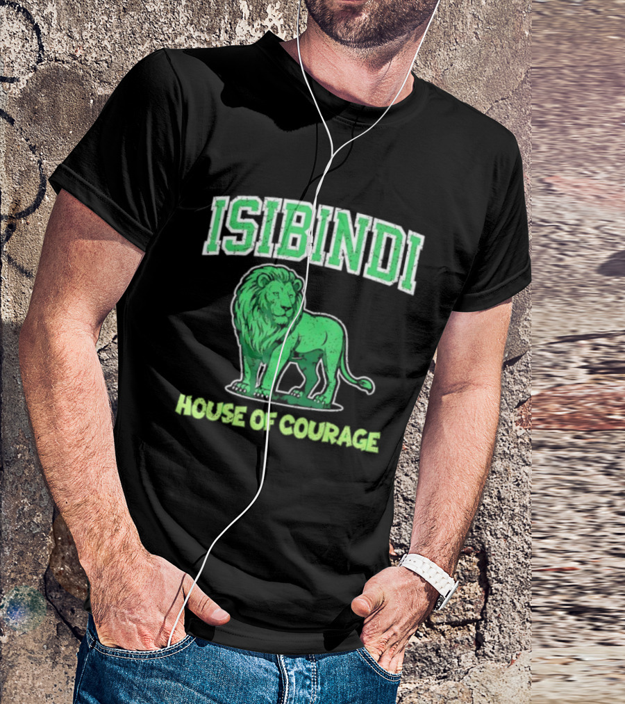 Isibindi Green Lion House Of Courage T-Shirt