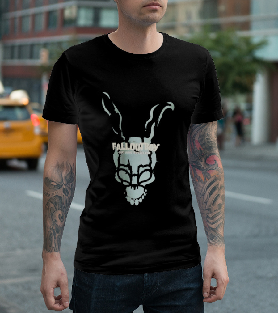 Frank Donnie Darko Fallout Boy Every Living Creature Dies Alone T-Shirt