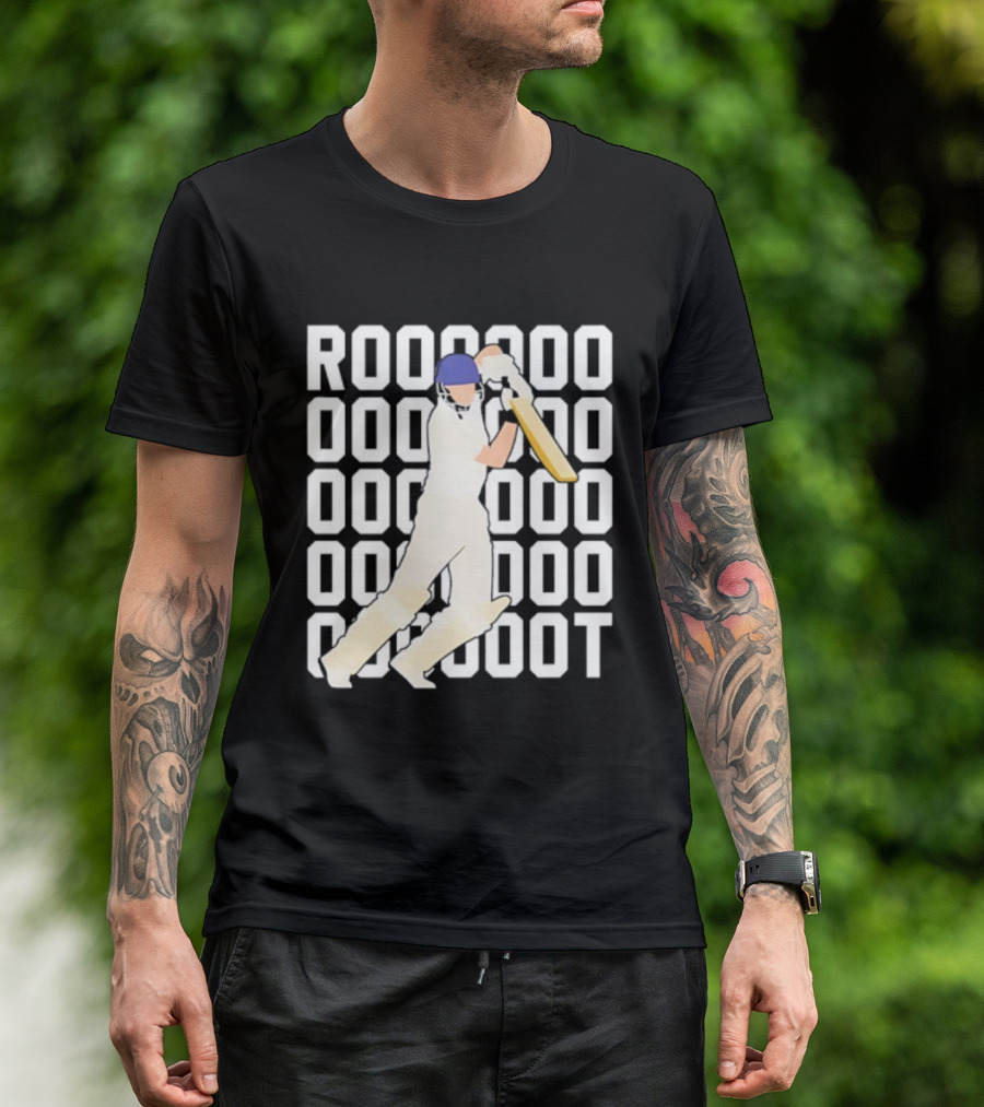 Joe Root Cricket Player ROOOOOT Batting Legend T-Shirt