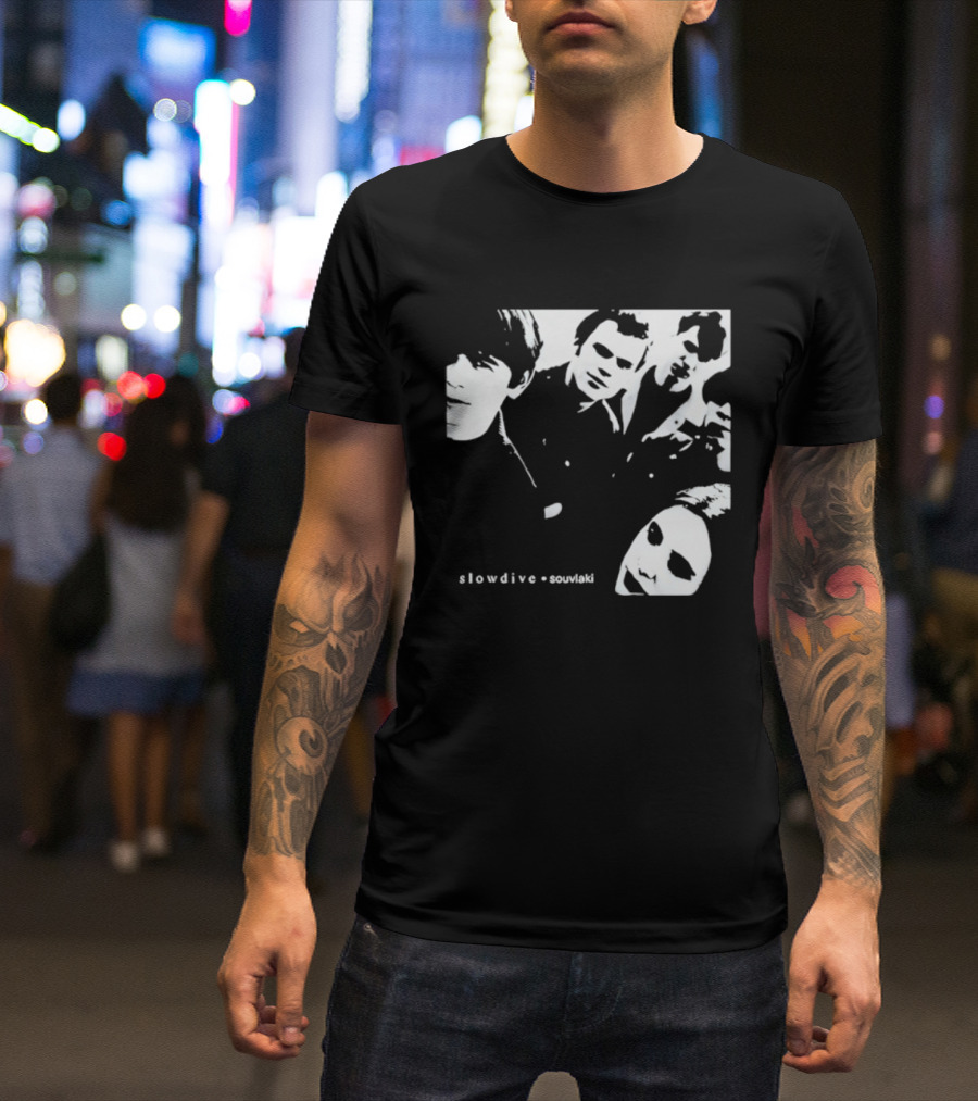 Slowdive Souvlaki Neil Halstead Rachel Goswell Nick Chaplin Christian Savill Simon Scott Band T-Shirt