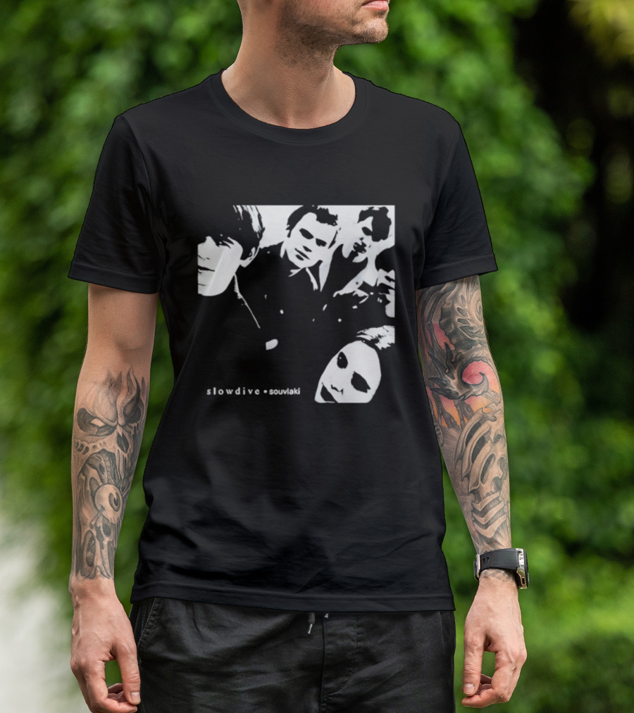 Slowdive Souvlaki Neil Halstead Rachel Goswell Nick Chaplin Christian Savill Simon Scott Band T-Shirt