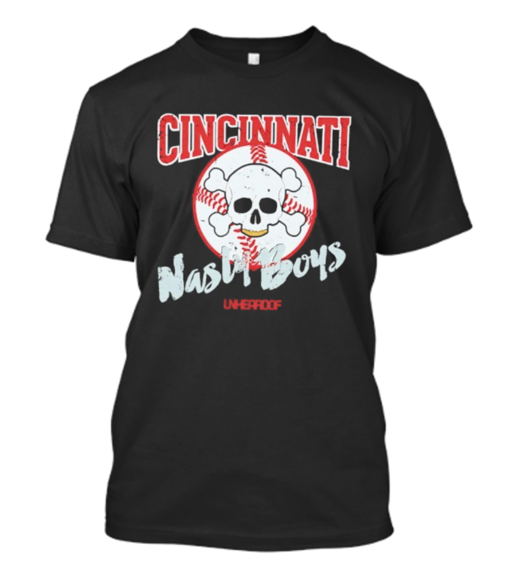 Cincinnati Skull Baseball Nasty Boys T-Shirt