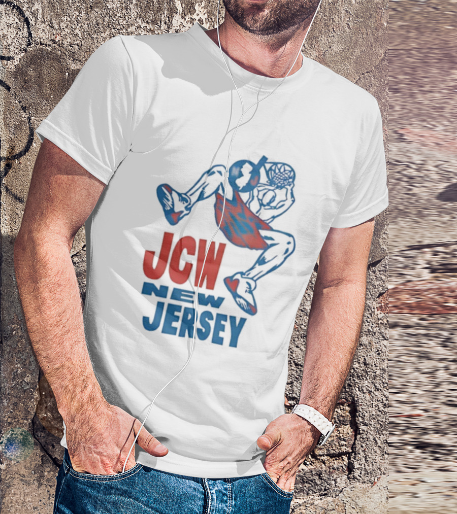JCW Juggalo Championship Wrestling New Jersey Vintage Basketball Aesthetic T-Shirt