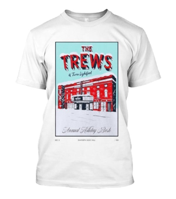 The Trews Terra Lightfoot Annual Holiday Bash Danforth Music Hall December 6 2025 Concert T-Shirt