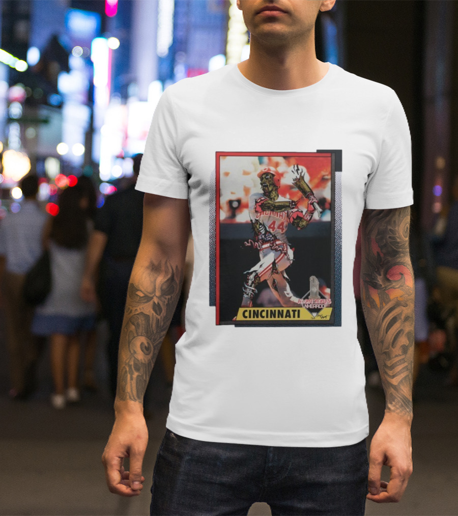 Zombie Elly De La Cruz Cincinnati Reds 44 Anonymous NeRFD00 It’s A Whole New Ballgame T-Shirt