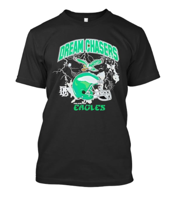 Philadelphia Eagles Dream Chasers Lightning Helmet Football Team Eagle T-Shirt