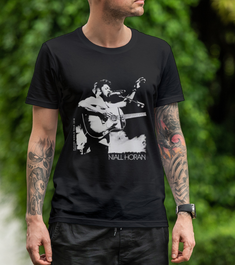 Niall Horan Flicker World Tour 2018 Acoustic Illustration T-Shirt