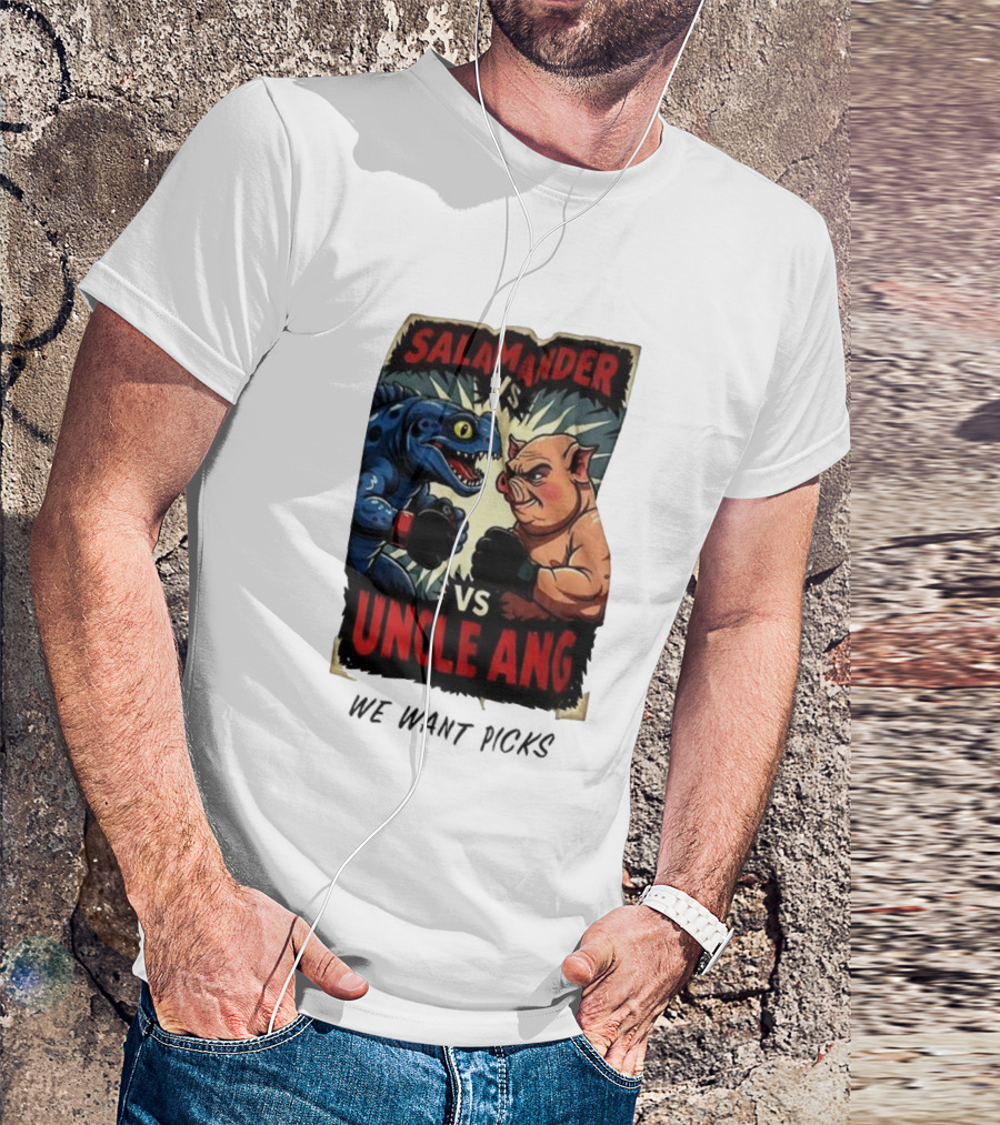 Salamander Vs Uncle Ang Boxing Showdown T-Shirt