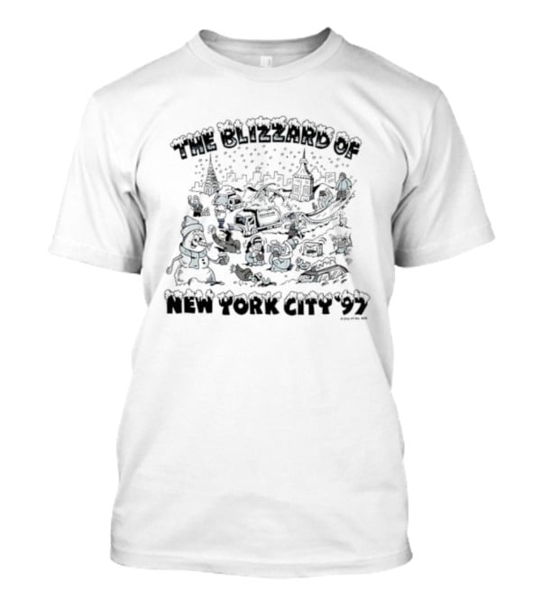 The Blizzard Of New York City 97 Santa And Friends Winter Wonderland T-Shirt