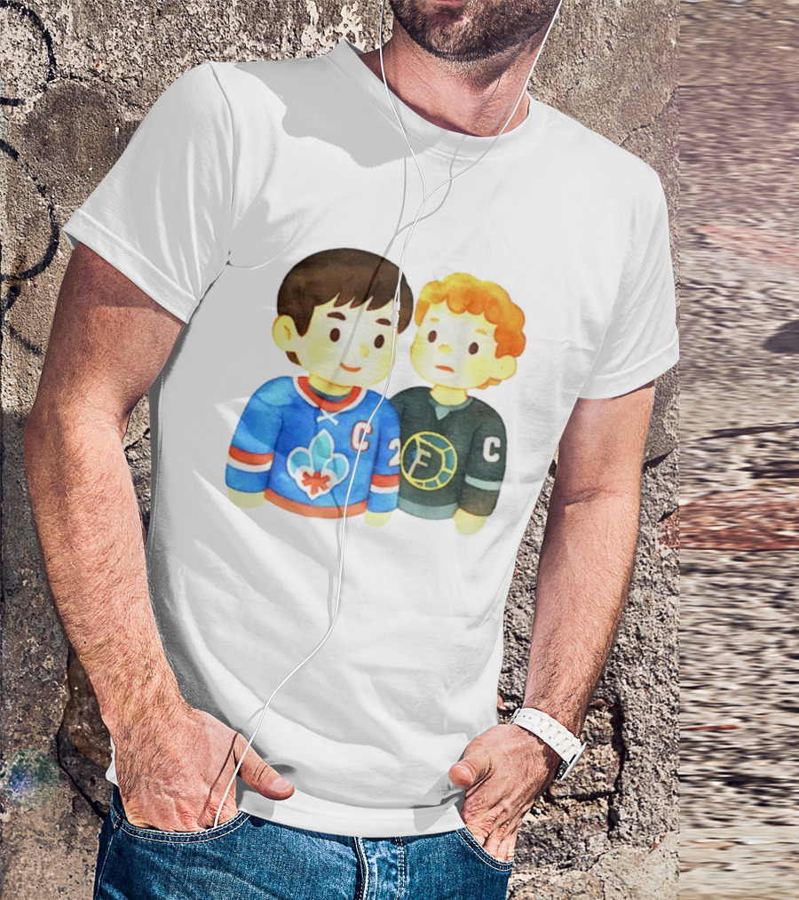 Ilya Rozanov Shane Hollander Chibi Hockey Rivalry Fan Art T-Shirt