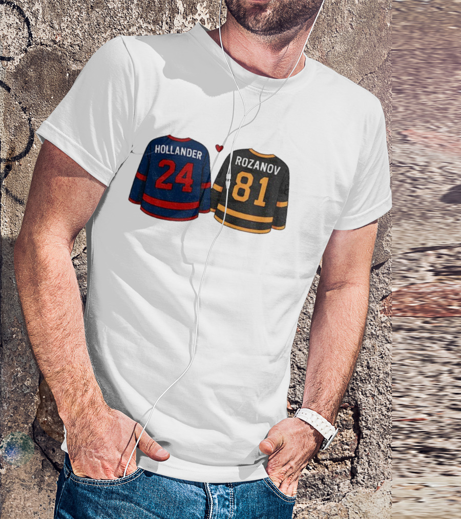 Hollander 24 Rozanov 81 Heated Rivalry Hockey Lovers T-Shirt