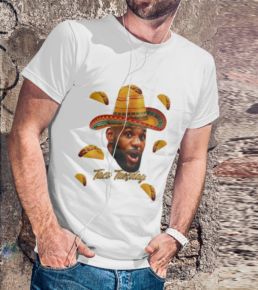 Taco Bell LeBron James Sombrero Taco Tuesday T-Shirt