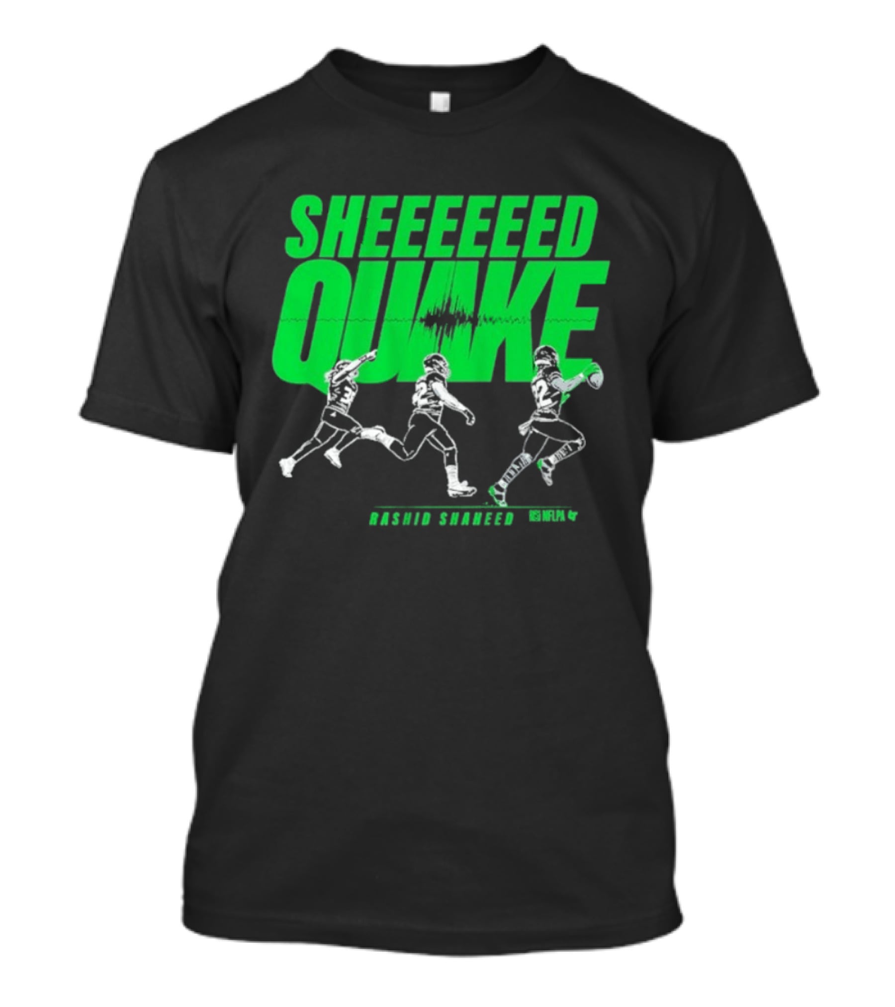 Rashid Shaheed Sheed Quake NFL Action T-Shirt